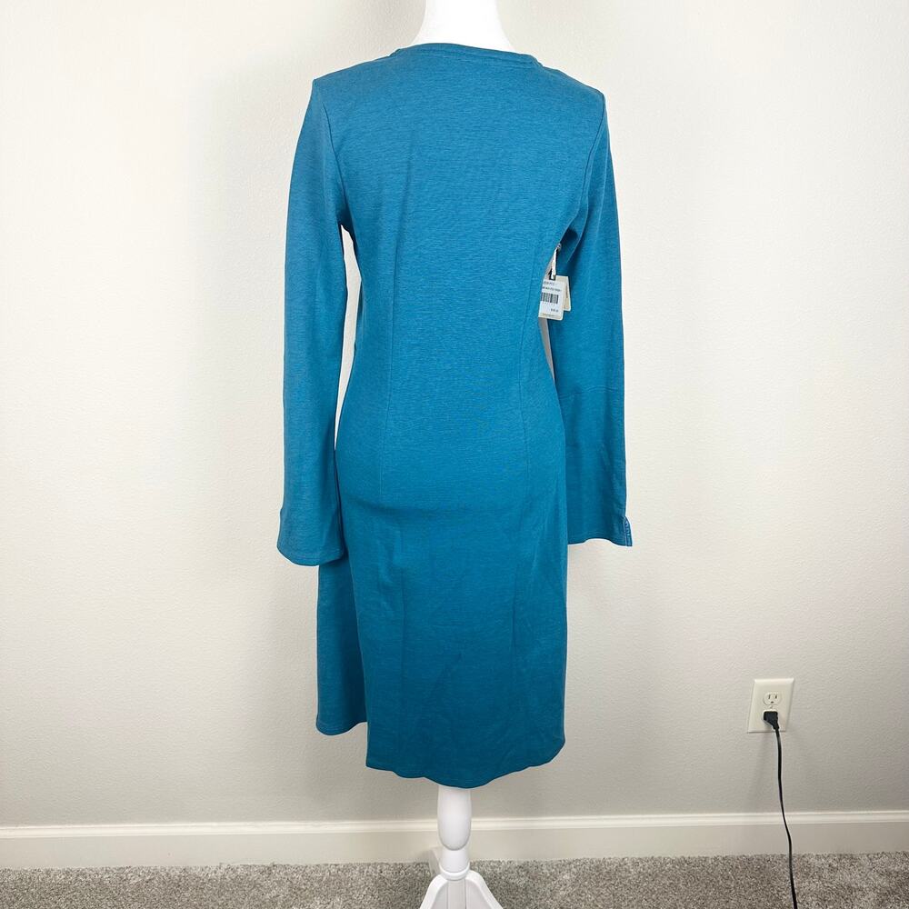 Horny Toad Tomboy Wrap Dress Peacock Small NWT Athleisure - Picture 3 of 9
